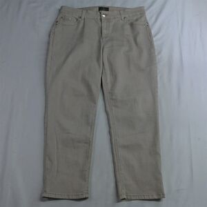 Chico's tan Ankle & Cropped Jeans